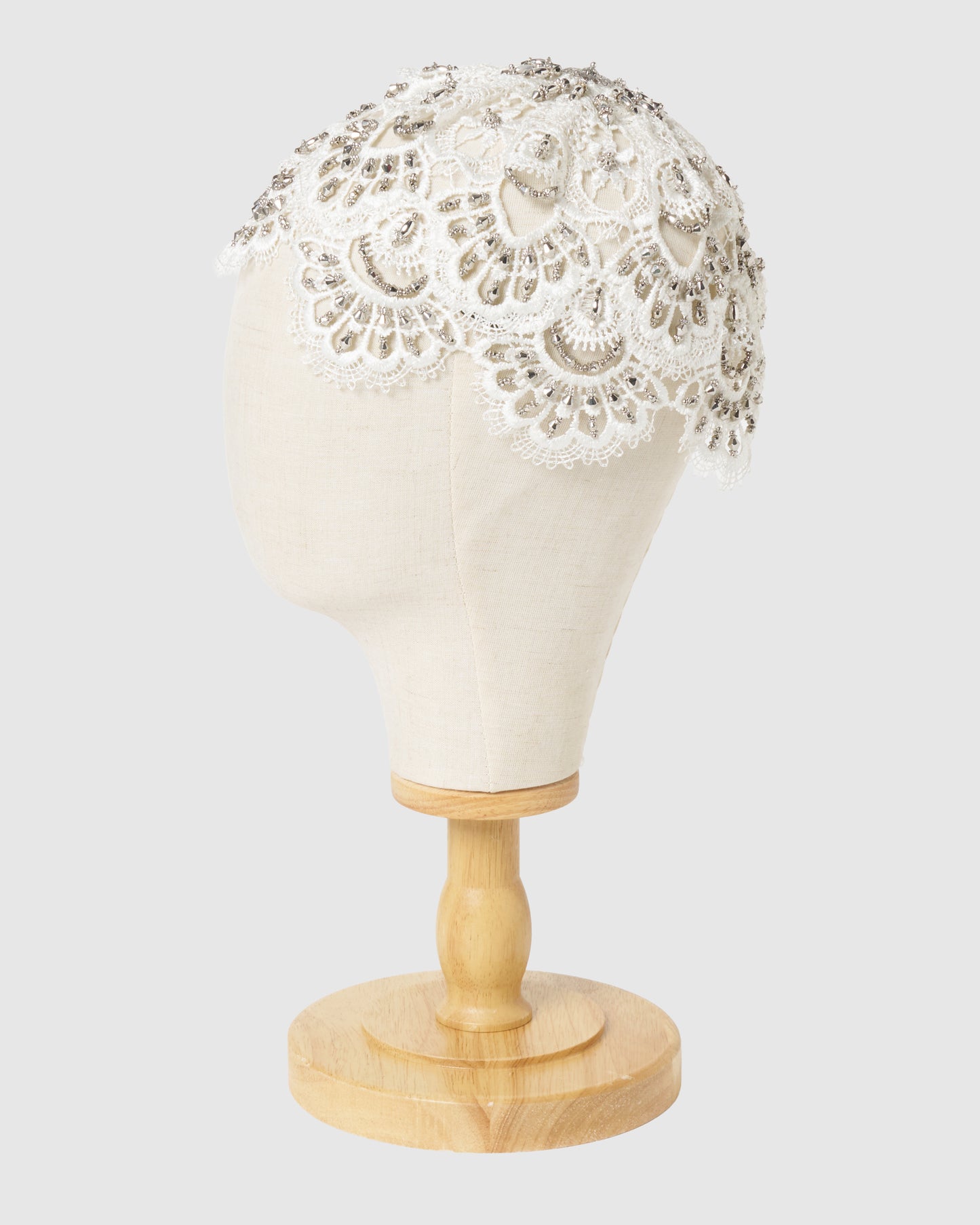 silver lace metal head piece White【Delivery in March 2027】