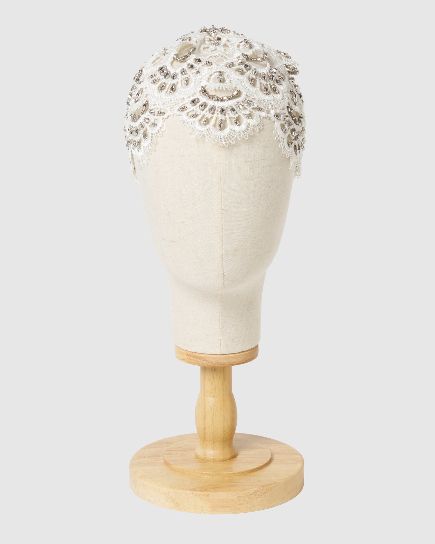 silver lace metal head piece White【Delivery in March 2027】