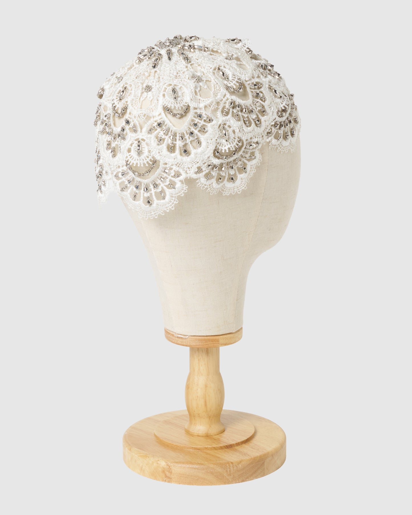 silver lace metal head piece White【Delivery in March 2027】