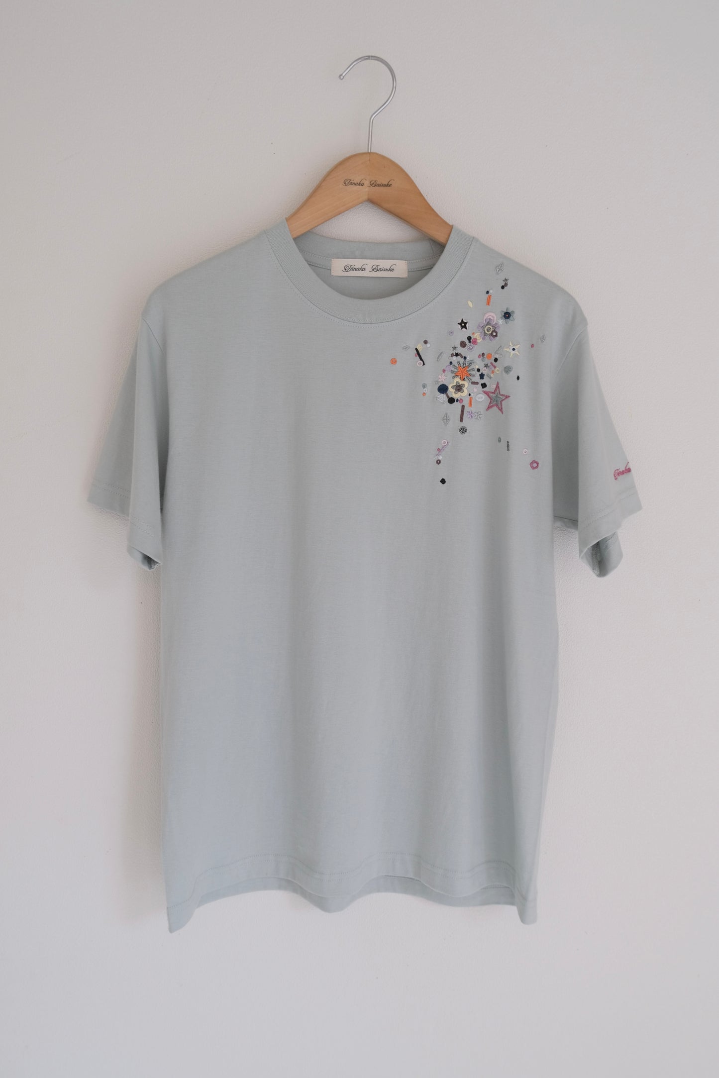 childhood spangle T-shirt Mint【Delivery in July 2024】