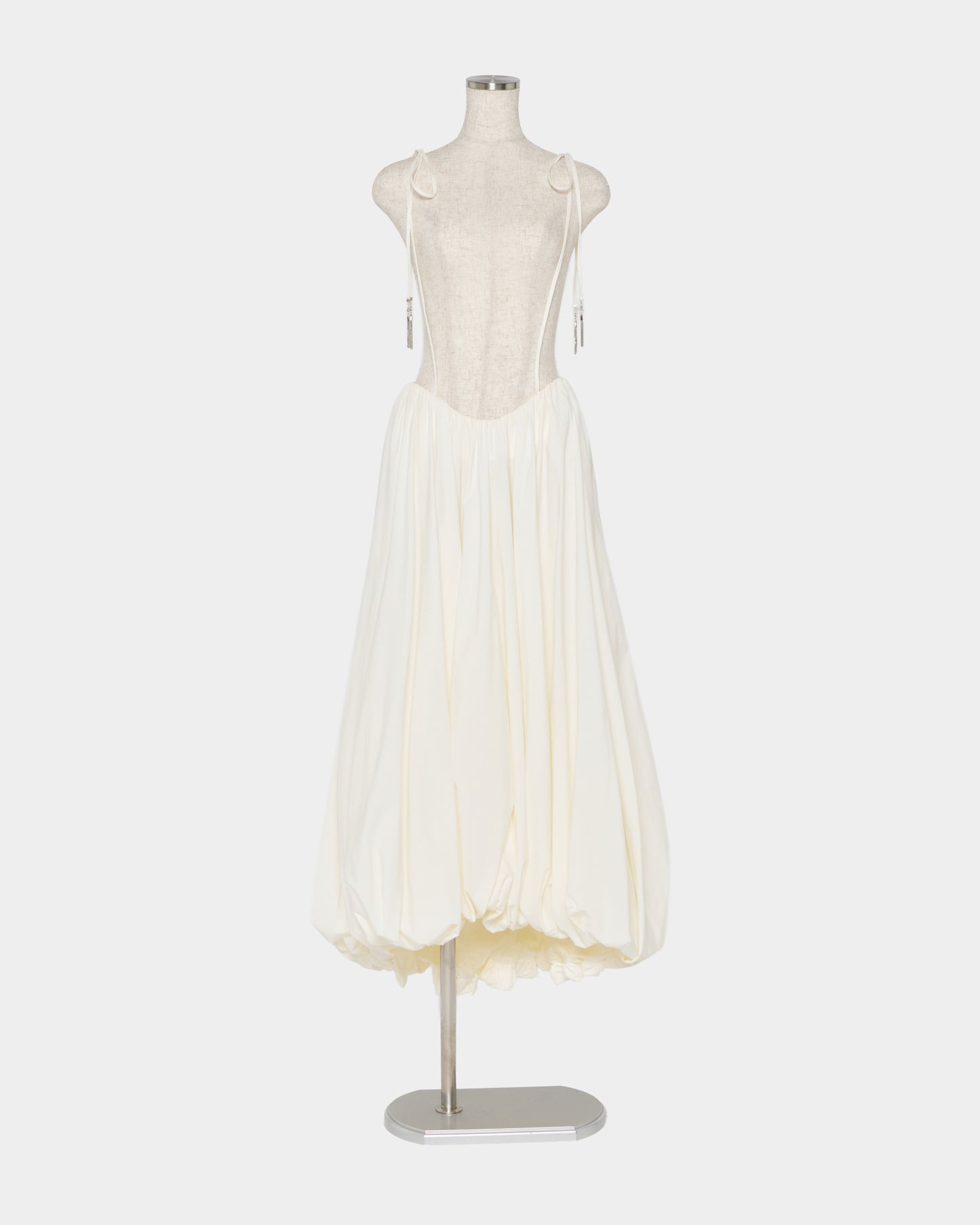chain tassel ballon skirt Off white【Delivery in February 2027】
