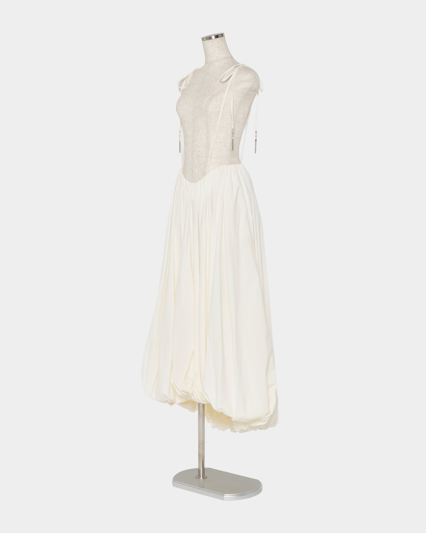 chain tassel ballon skirt Off white【Delivery in February 2027】