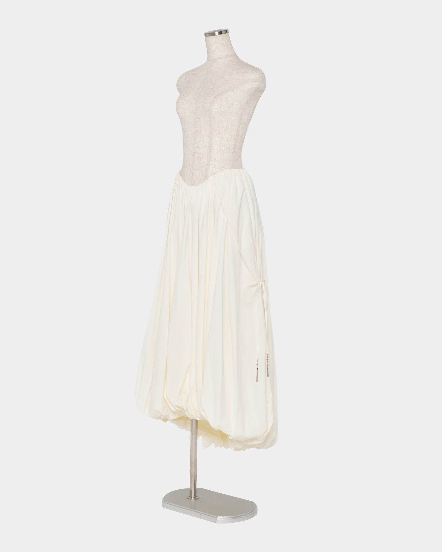 chain tassel ballon skirt Off white【Delivery in February 2027】