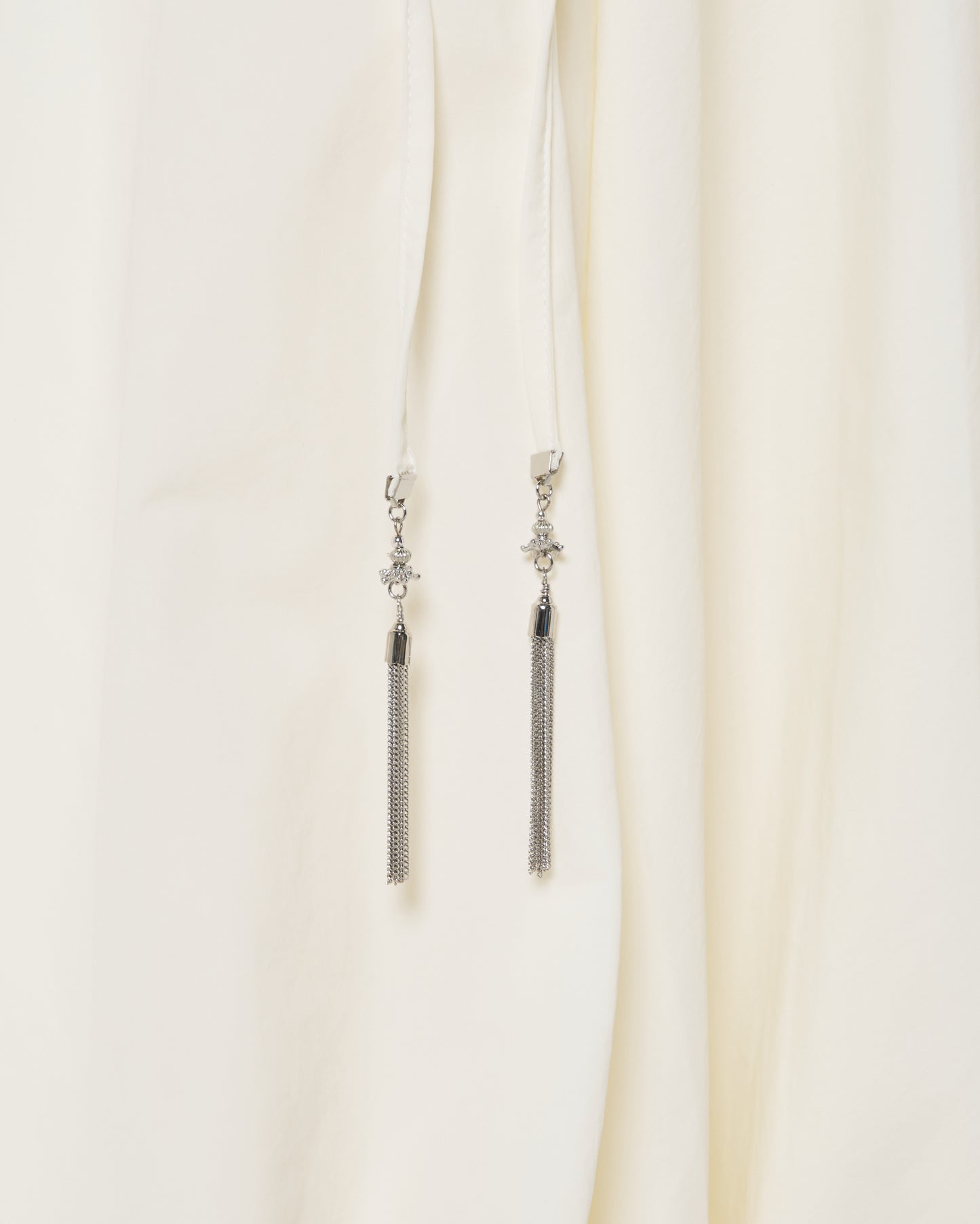 chain tassel ballon skirt Off white【Delivery in February 2027】
