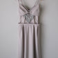 layered bra jersey cami one-piece Ash gray【Delivery in February 2026】