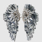 Silver crystal bijou wing barrette【Delivery in February 2027】