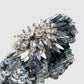 Silver crystal bijou wing barrette【Delivery in February 2027】