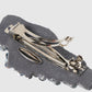 Silver crystal bijou wing barrette【Delivery in February 2027】