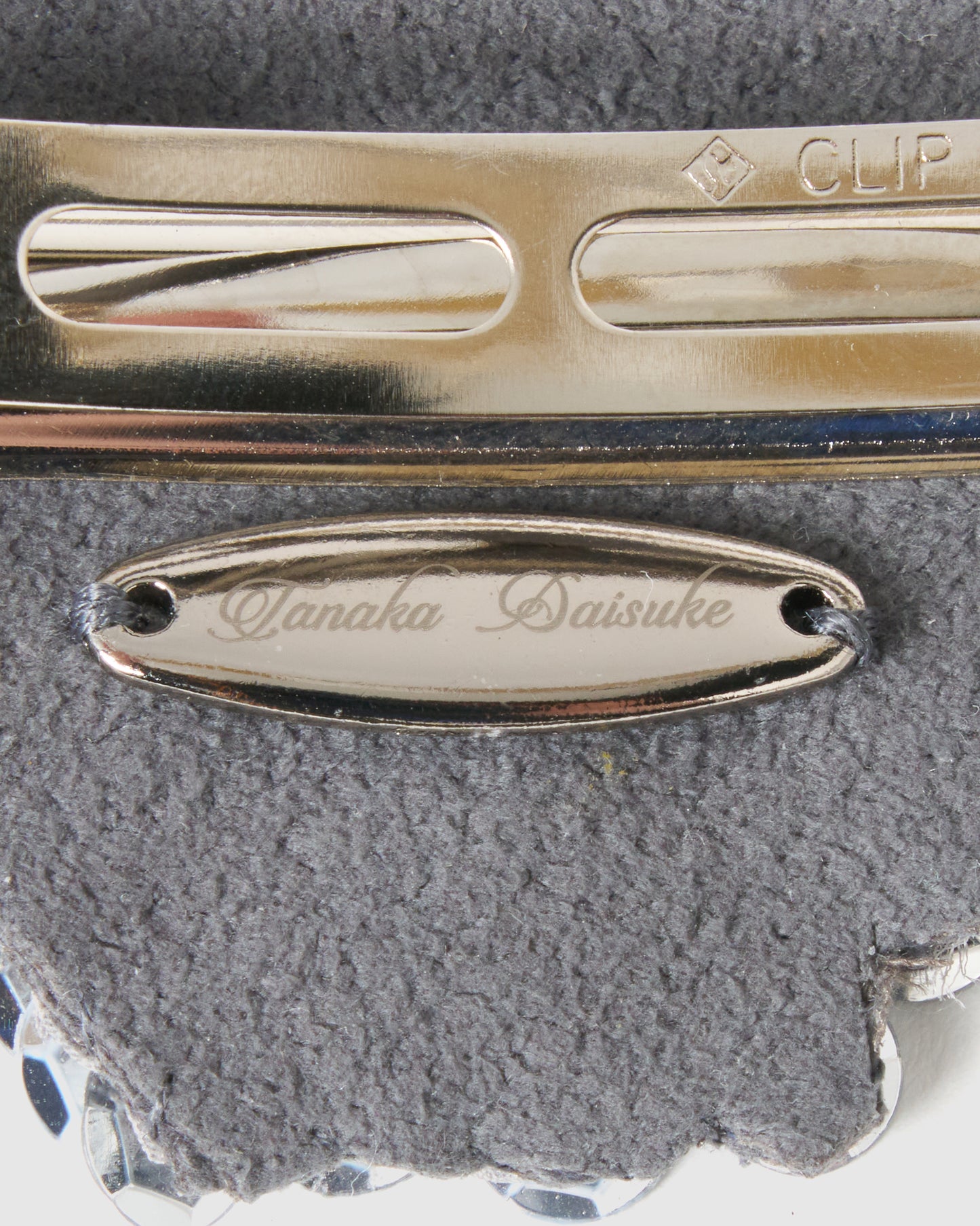Silver crystal bijou wing barrette【Delivery in February 2027】