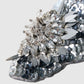 Silver crystal bijou wing brooch clip【Delivery in February 2027】