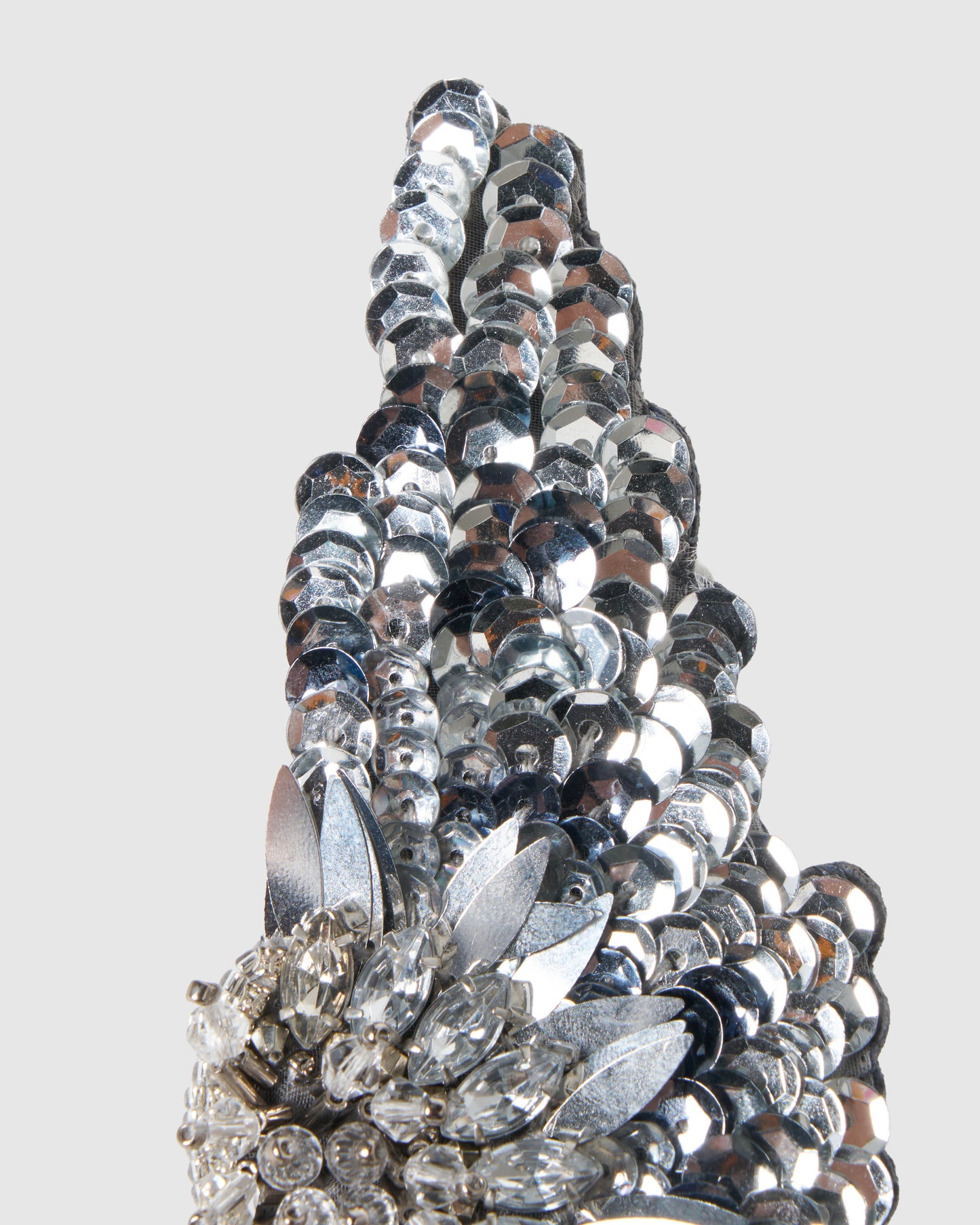 Silver crystal bijou wing brooch clip【Delivery in February 2027】