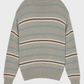 Lace border knit pulover Gray【Delivery in January 2027】