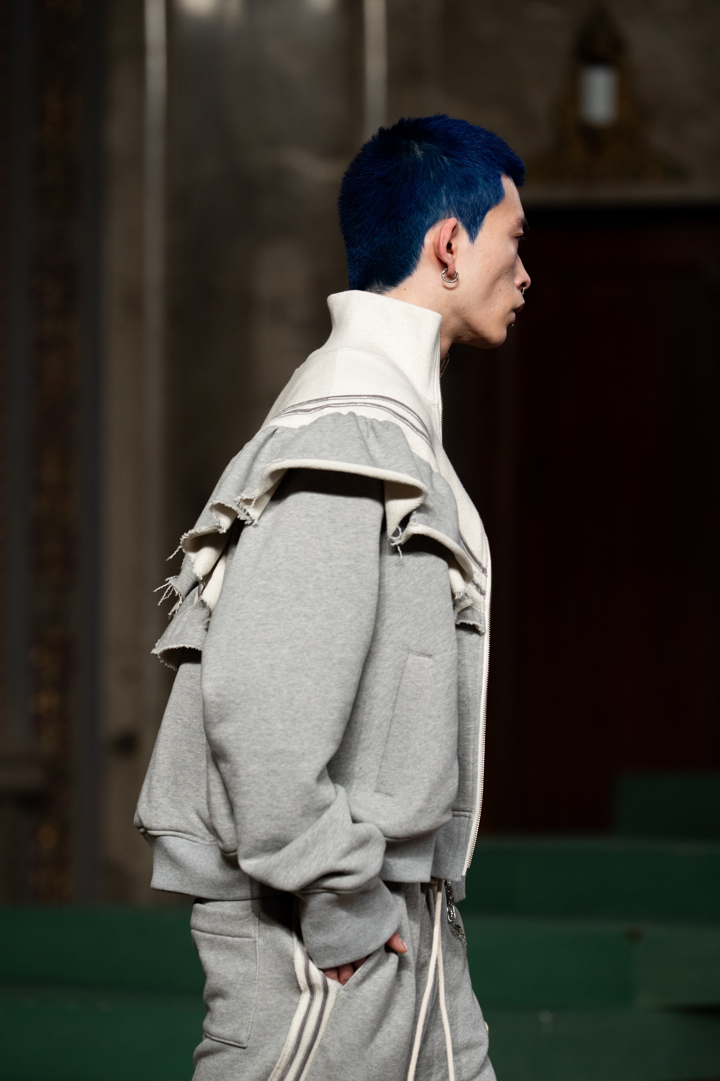 タナカダイスケ|ジャケット|frill jersey track jacket – tanakadaisuke