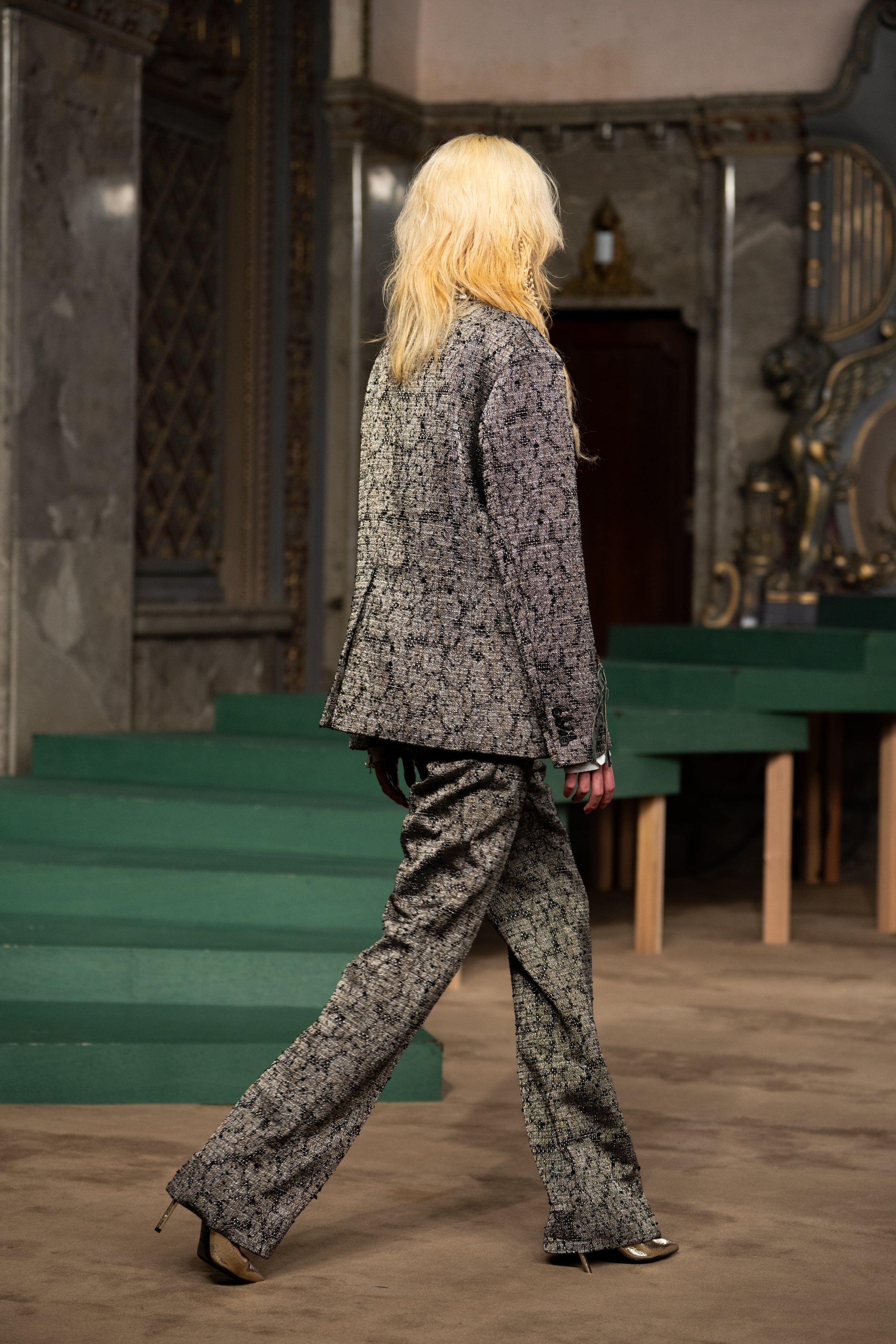 タナカダイスケ|ジャケット|flower lame jacquard jacket – tanakadaisuke