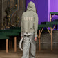 LOVE embroidery layered zip hoodie【Delivery in September 2026】