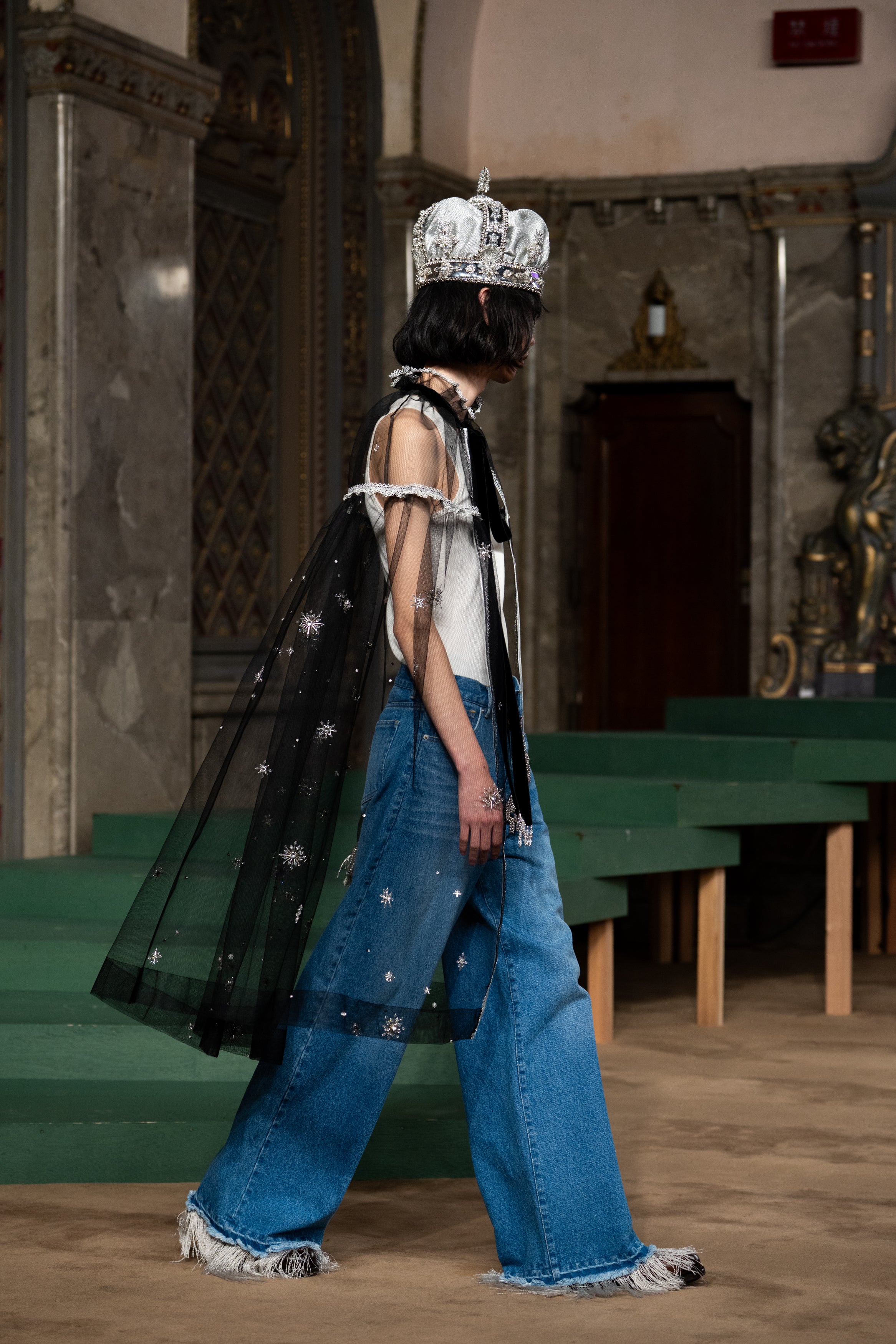 タナカダイスケ|ドレス|midnight tulle robe – tanakadaisuke