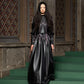 silver studs leather dress【Delivery in September 2026】