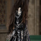 silver studs leather dress【Delivery in September 2026】