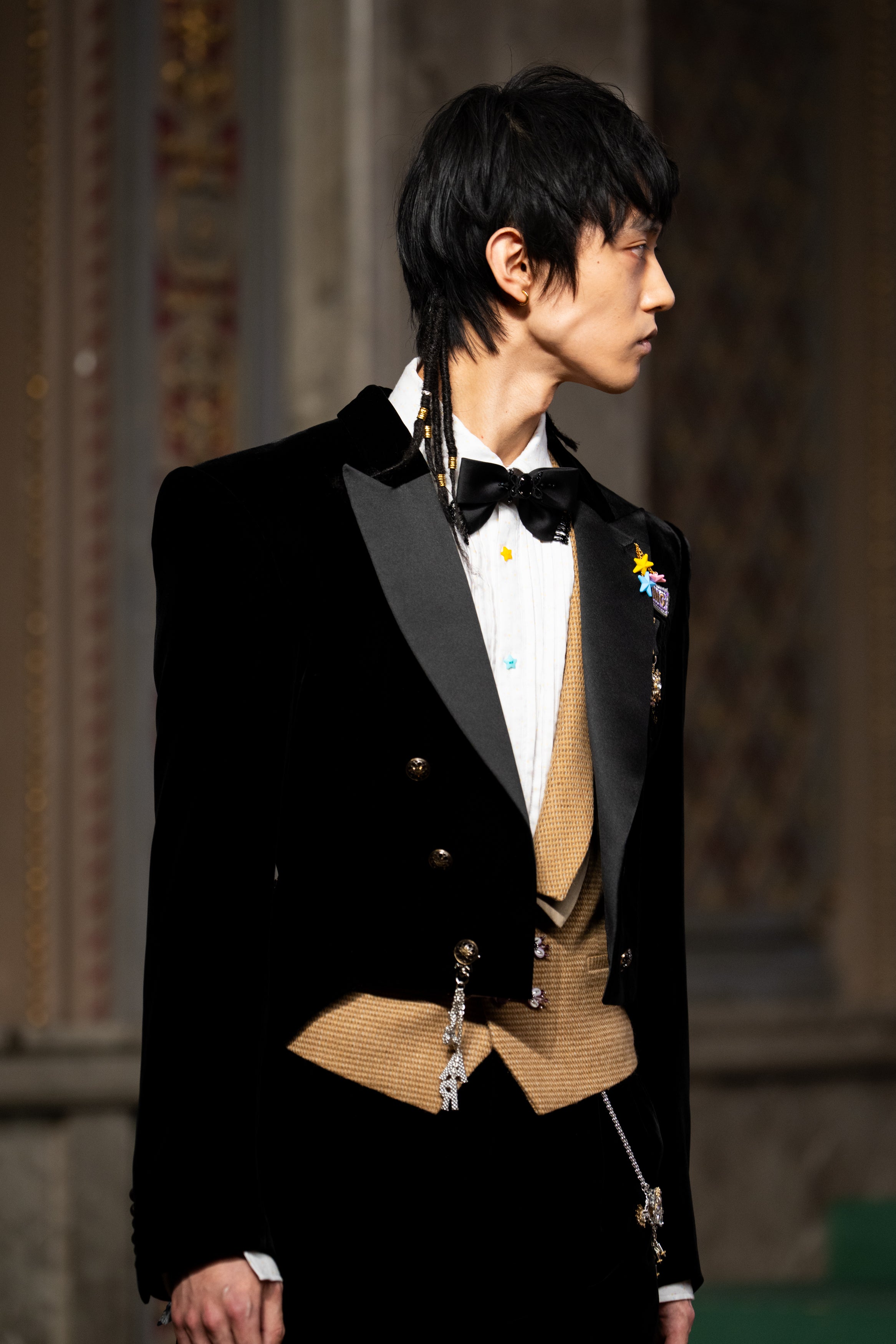 タナカダイスケ|ジャケット|Hitting the star velvet jacket