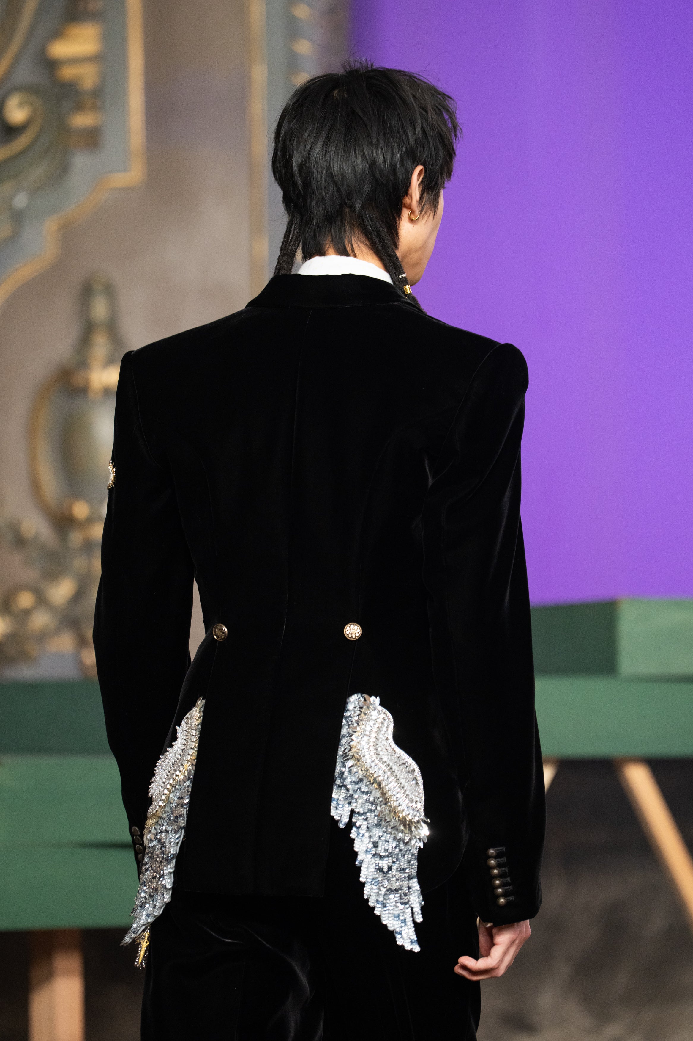 ジャケット・アウター tanaka daisuke Knight jacket タナカダイスケ|ジャケット|Hitting the star velvet jacket