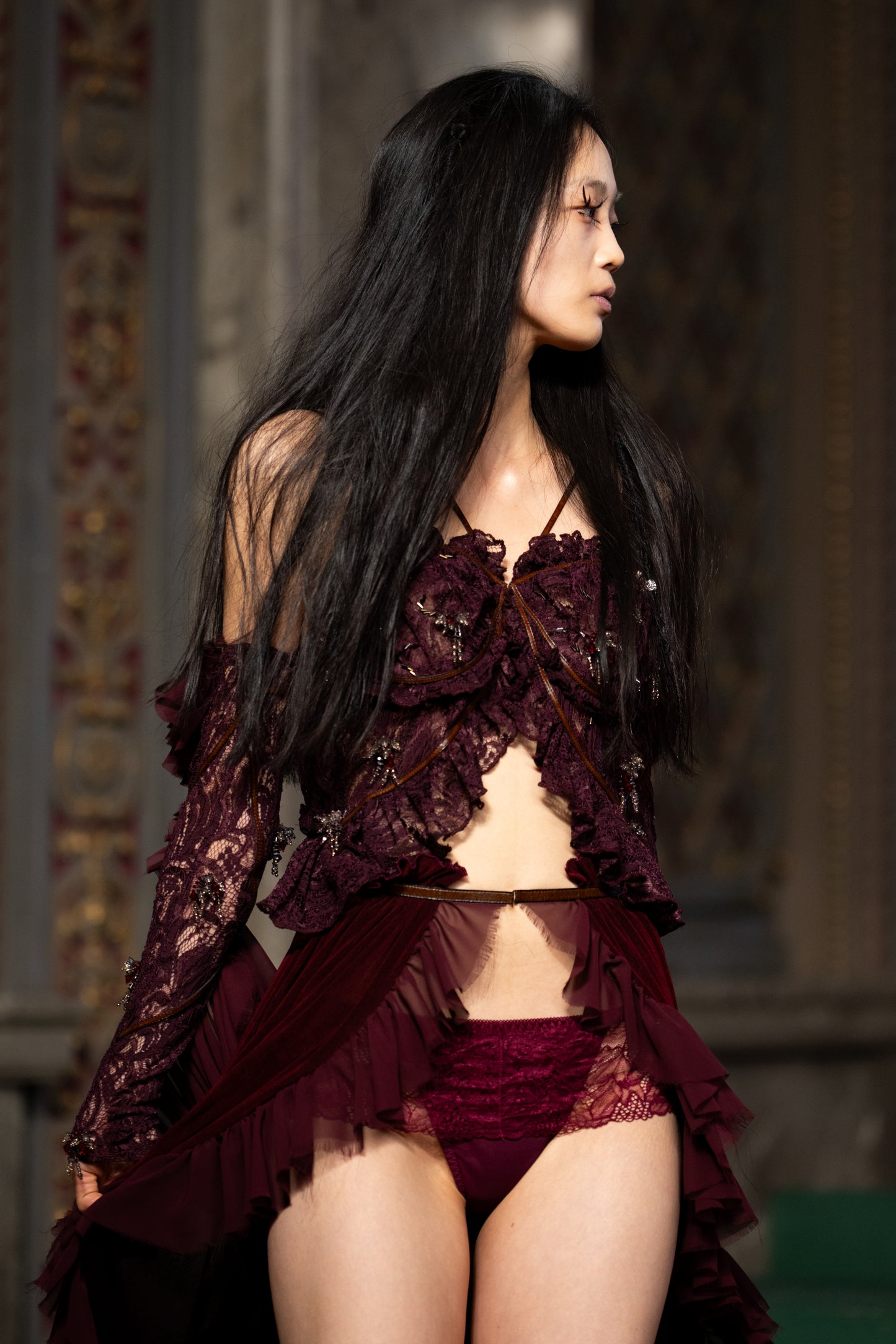 midnight garden cami dress【Delivery in August 2026】