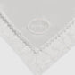 flower lace frame scarf White【Delivery in November 2025】