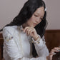 scale embroidery spangle jacket【Delivery in March 2026】
