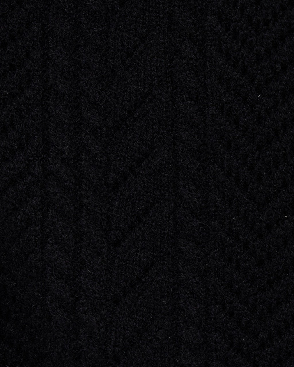 lace crochet knit ribbon cardigan Black【Delivery in August 2026】