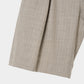 piercing stripe cross tack half pants Greige【Delivery in July 2026】