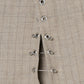 piercing stripe cross tack half pants Greige【Delivery in July 2026】