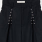 piercing stripe cross tack pants Black【Delivery in July 2026】