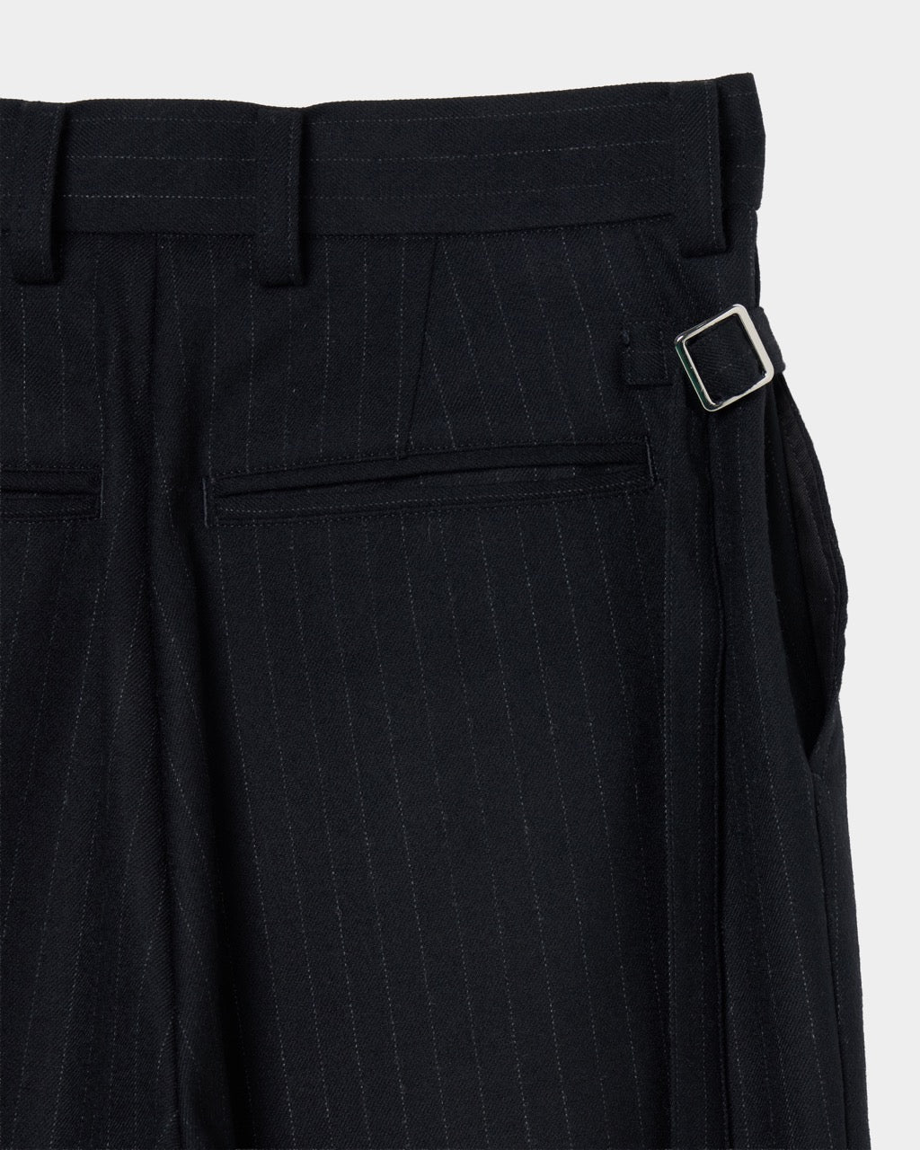 piercing stripe cross tack pants Black【Delivery in July 2026】