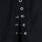 piercing stripe cross tack pants Black【Delivery in July 2026】