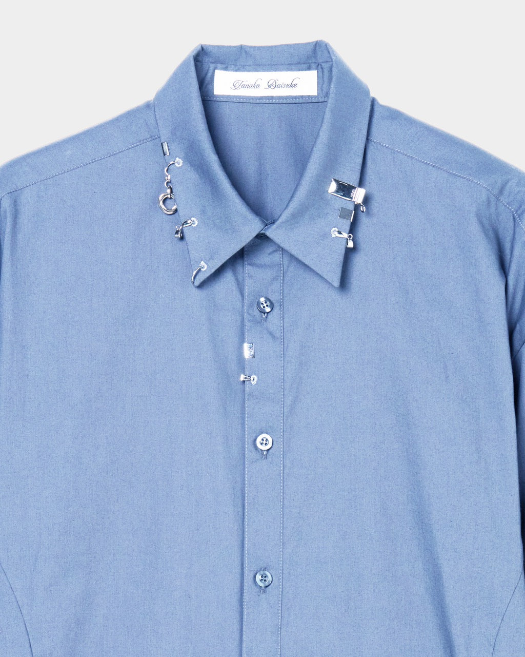 body piercing shirt Blue【Delivery in July 2026】