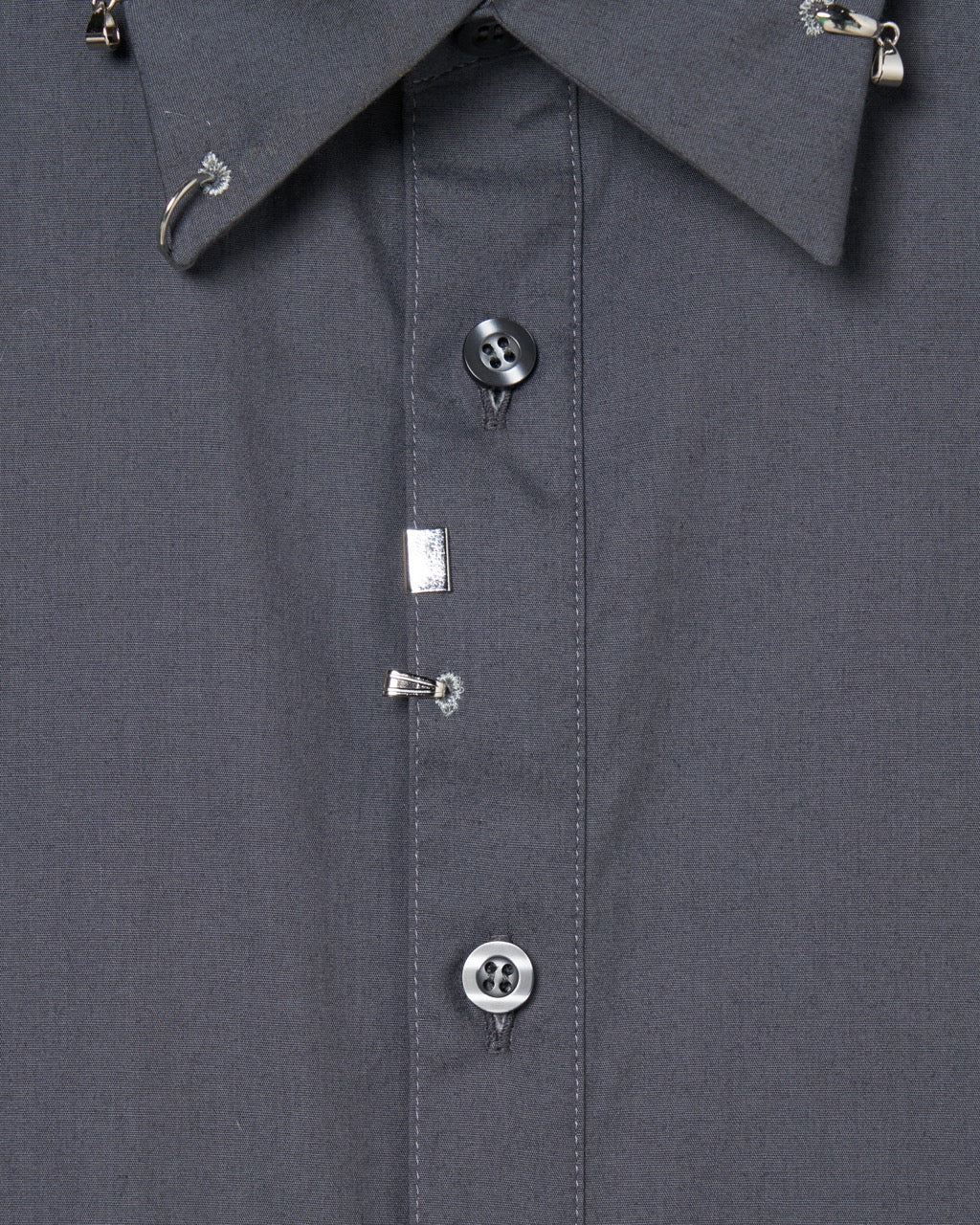 body piercing shirt Gray【Delivery in July 2026】