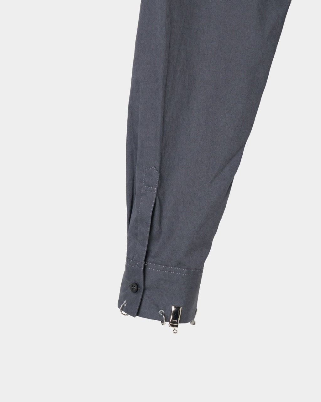 body piercing shirt Gray【Delivery in July 2026】