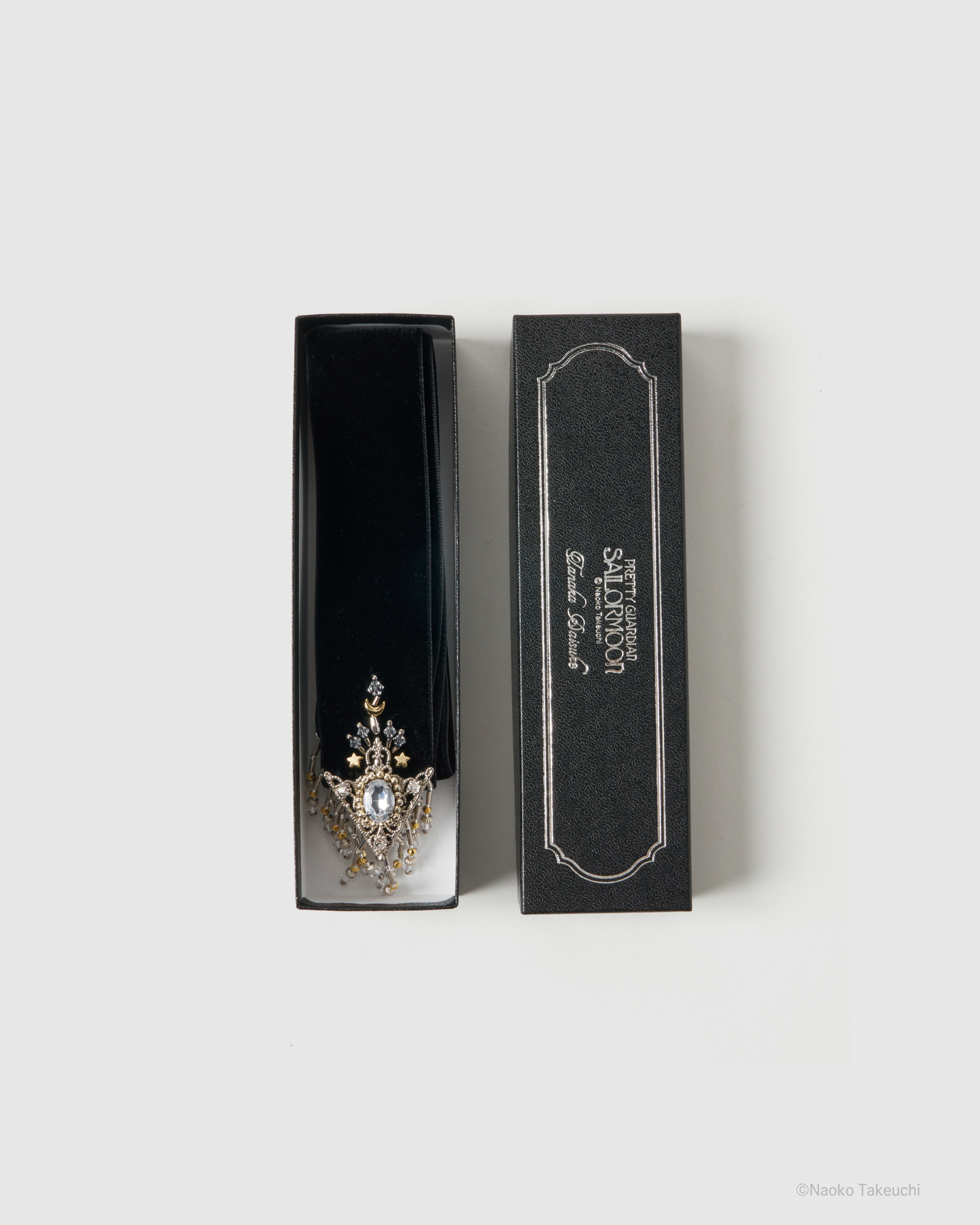 Sailor Moon crystal silver tip velvet long ribbon【stock】
