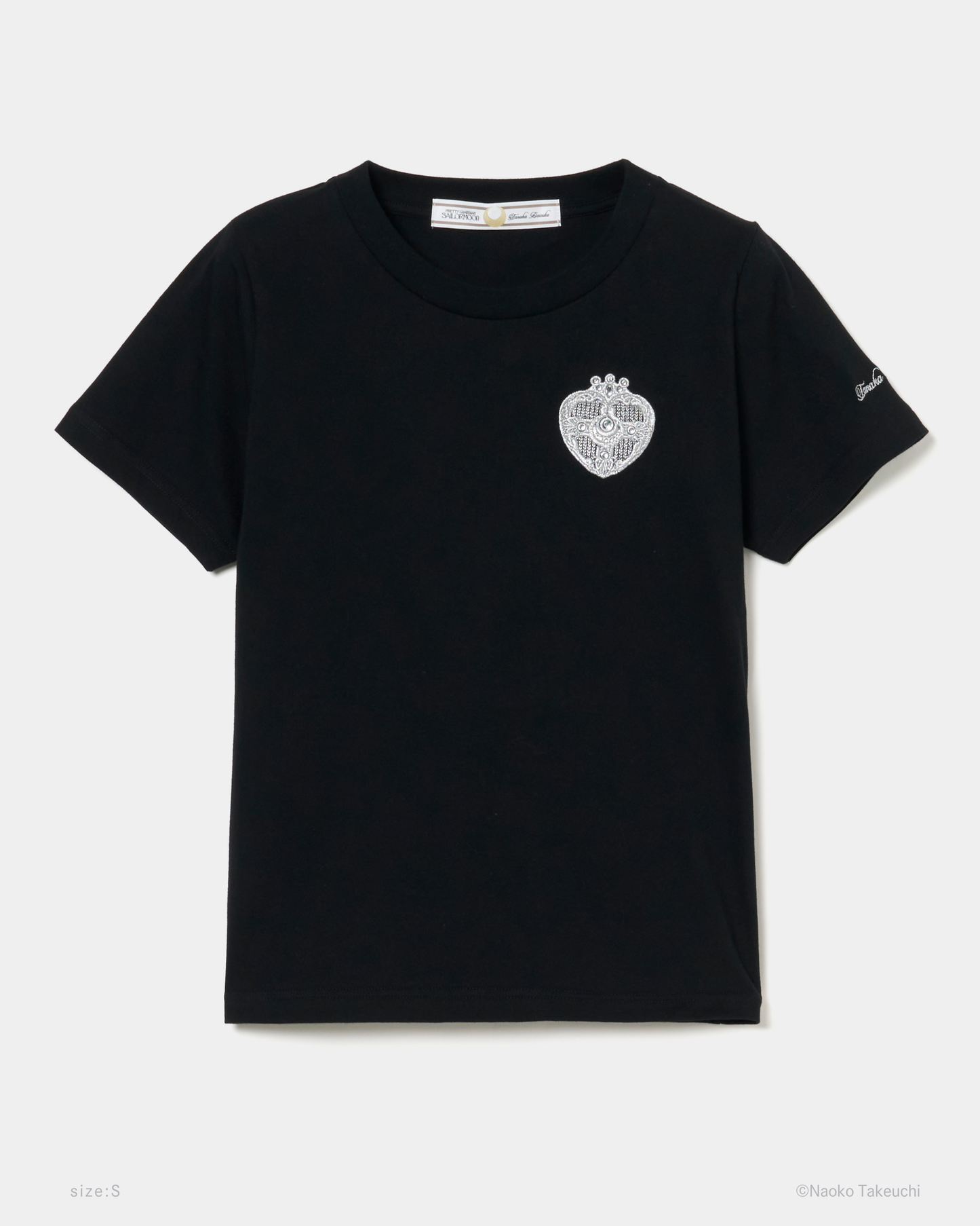 Cosmic Heart Compact T-shirt (Black)【stock】