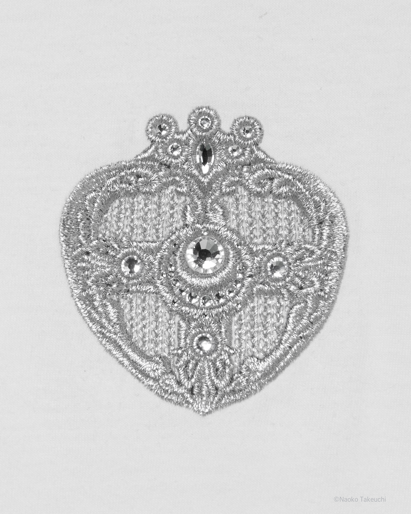 Cosmic Heart Compact T-shirt (White)【stock】