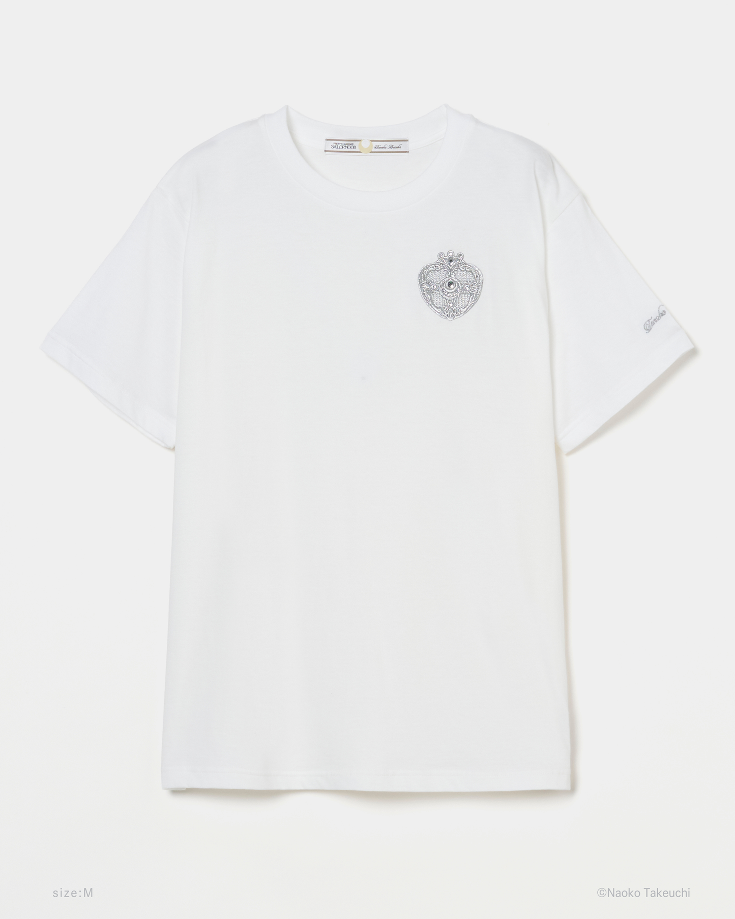 Cosmic Heart Compact T-shirt (White)【stock】