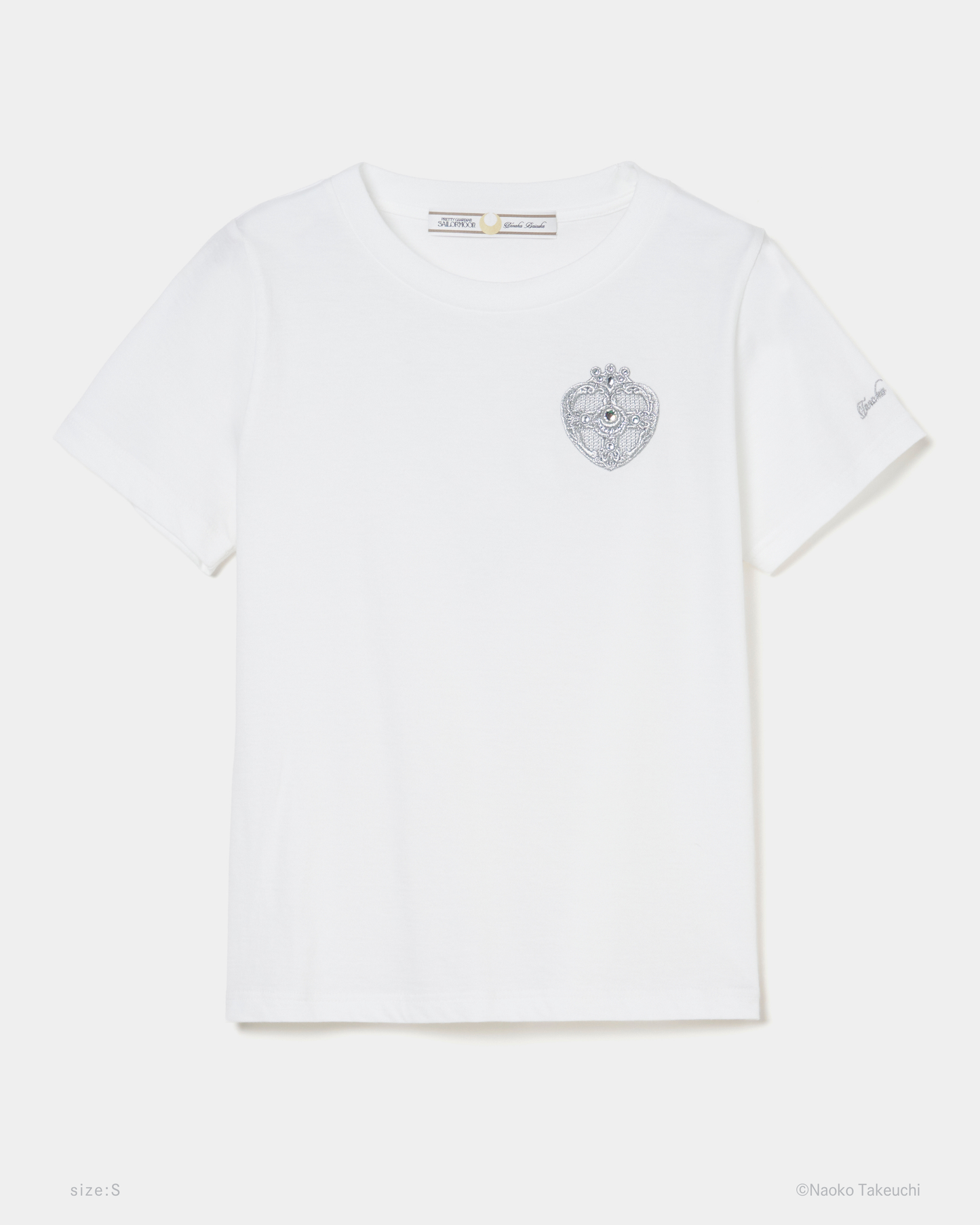 Cosmic Heart Compact T-shirt (White)【stock】