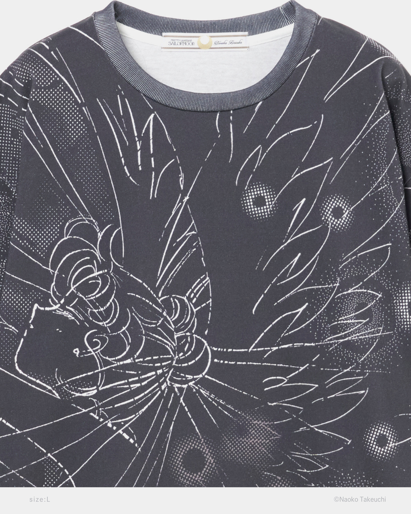Eternal Sailor Moon T-shirt (Black)【stock】