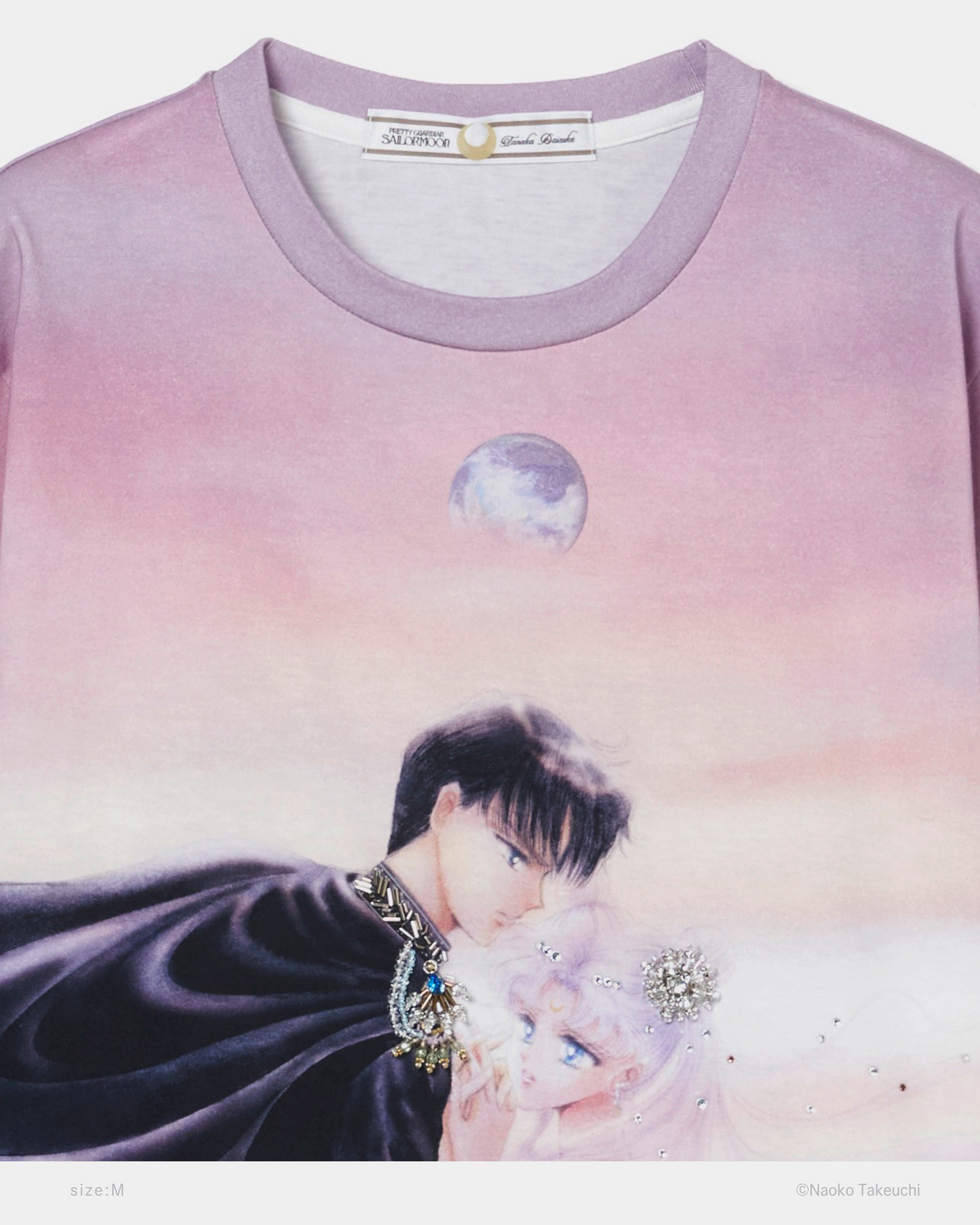 Princess Serenity & Prince Endymion bijou T-shirt【Delivery in July 2026】