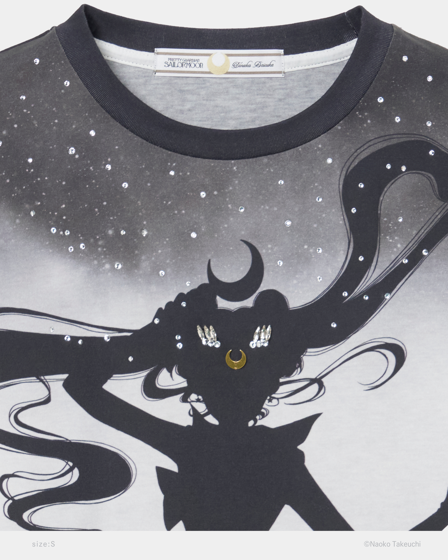Sailor Moon silhouette bijou T-shirt【Delivery in July 2026】