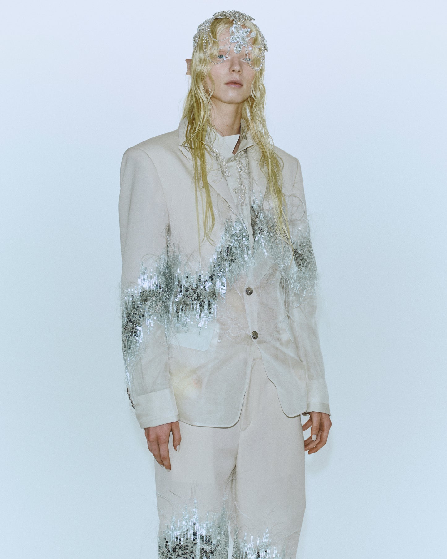 dripped sequin jacket【Delivery in March 2025】