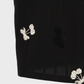 cherry embroidery half sleeve shirt Black【Delivery in September 2026】
