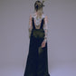 emperor bijou black satin dress【Delivery in April 2024】