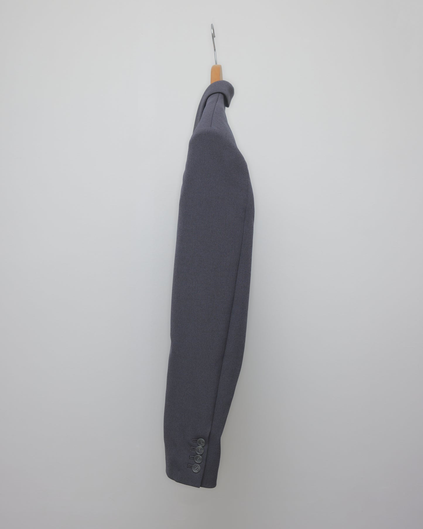 Stripe lining cropped jacket Gray【Delivery in January 2027】