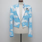 Sky print bijou baloon jacket【Delivery in February 2027】