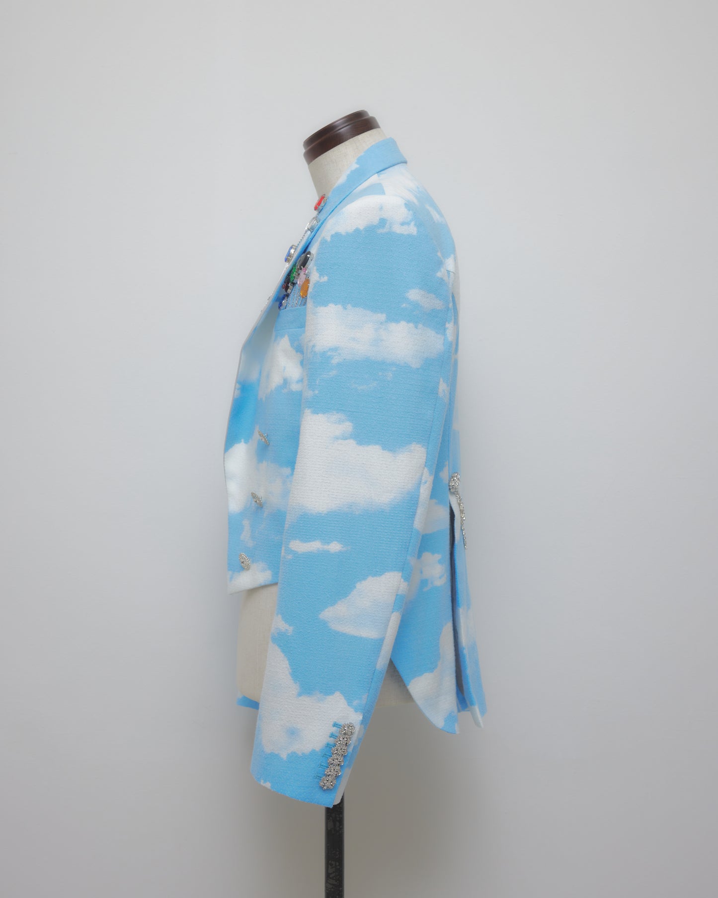 Sky print bijou baloon jacket【Delivery in February 2027】